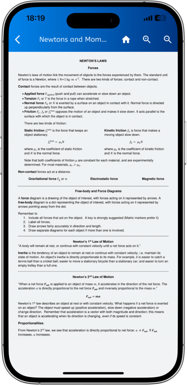 Comprehensive High School Physical Sciences and Mathematics syllabus notes